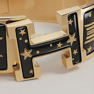 Clic Clac H Gloria Soli bracelet - Black | Hermès Singapore